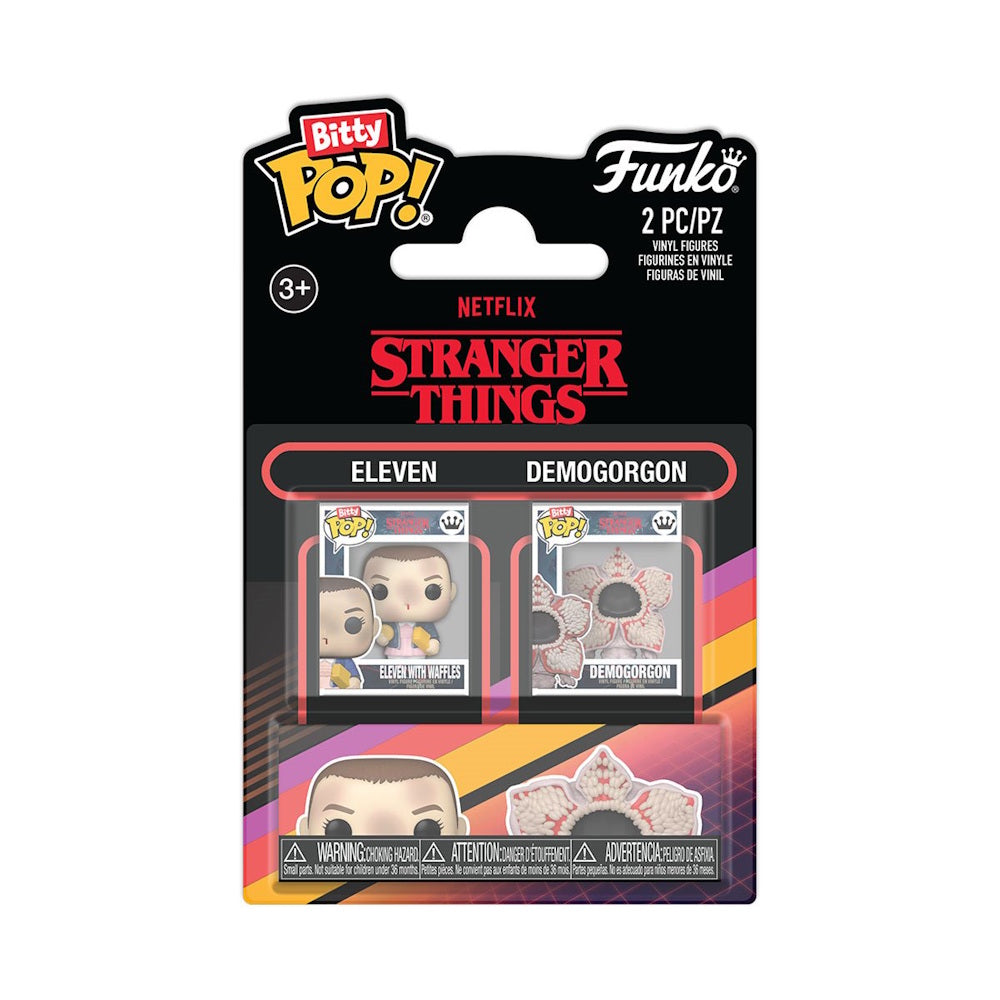 STRANGER THINGS - (シーズン5 2025年配信決定 ) - Season 1 Eleven and Demogorgon Funko Bitty Pop! Mini-Figure 2-Pack